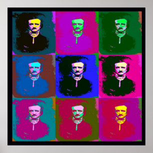 Edgar Allan Poe Pop Art Posters & Afdrukken