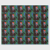 Edgar Allan Poe Pop Art Wrapping Paper Cadeaupapier (Vlak)