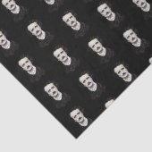 Edgar Allan Poe Portrait Black Tissuepapier (Detail)