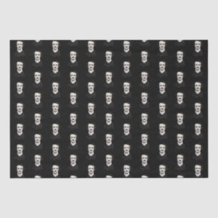 Edgar Allan Poe Portrait Black Tissuepapier