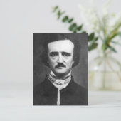  Edgar Allan Poe Portret Briefkaart (Staand voorkant)