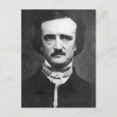  Edgar Allan Poe Portret Briefkaart (Voorkant)