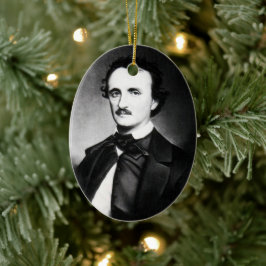 Edgar Allan Poe Portret | Keramisch Ornament