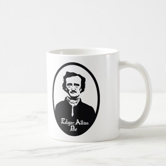 Edgar Allan Poe Portret Koffiemok (Rechts)