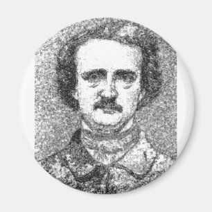 Edgar Allan Poe Portret Magneet