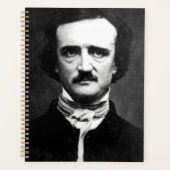 Edgar Allan Poe Portret Planner (Voorkant)