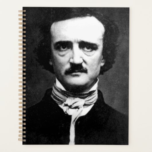 Edgar Allan Poe Portret Planner (Voorkant)
