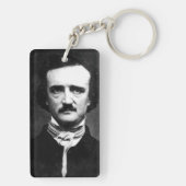 Edgar Allan Poe Portret Sleutelhanger (achterkant)