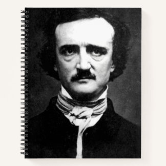 Edgar Allan Poe Portret Spiraal Notebook Notitieboek
