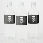 Edgar Allan Poe Portret Waterfles Etiket (Flessen)