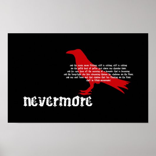 Edgar Allan Poe Poster (Voorkant)