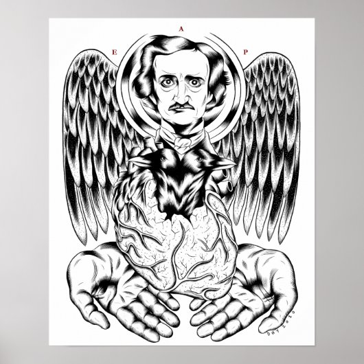 Edgar Allan Poe Poster (Voorkant)