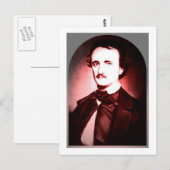 Edgar Allan Poe postkaart 1 (Voorkant / Achterkant)