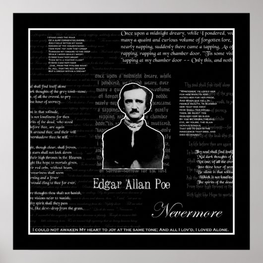 Edgar Allan Poe Print (Voorkant)