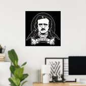Edgar Allan Poe Print (Thuiskantoor)