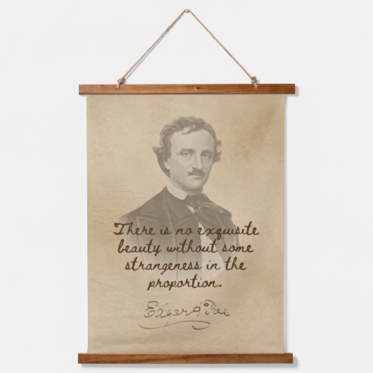 Edgar Allan Poe Quote | Gothische wandtapijten Hangend Wandkleed (Voorkant)