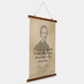 Edgar Allan Poe Quote | Gothische wandtapijten Hangend Wandkleed (Gebogen)