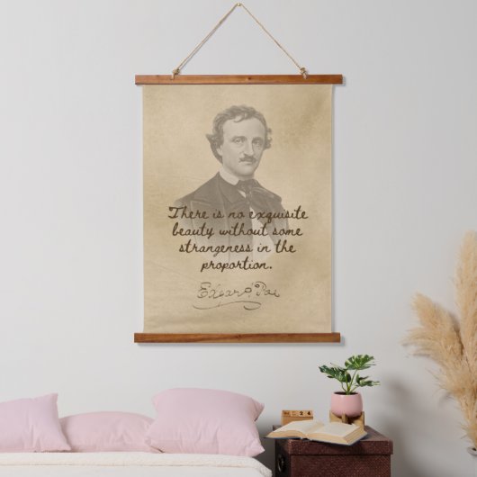 Edgar Allan Poe Quote | Gothische wandtapijten Hangend Wandkleed (Slaapkamer)