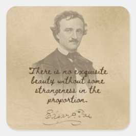 Edgar Allan Poe Quote Sticker - Uitstekende schoon