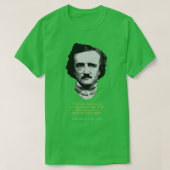 Edgar Allan Poe Quote T-shirt (Design voorkant)