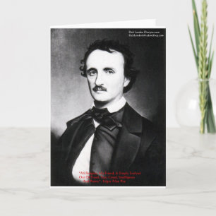 Edgar Allan Poe "Religie is" Wijsheid Citaat Cadea Kaart