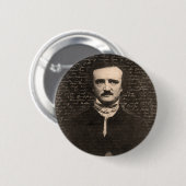 Edgar Allan Poe Ronde Button 5,7 Cm (Voorkant /achterkant)