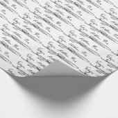 Edgar Allan Poe Signature Cadeaupapier (Hoek)