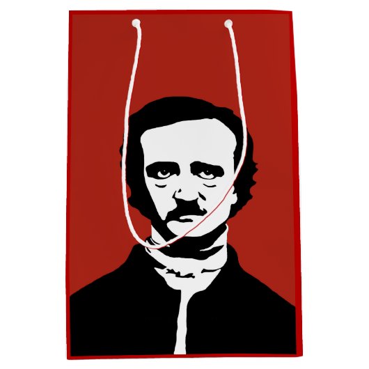Edgar Allan Poe Silhouette Medium Cadeauzakje (Voorkant)