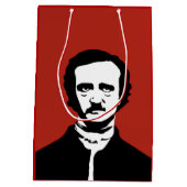 Edgar Allan Poe Silhouette Medium Cadeauzakje (Achterkant)