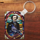 Edgar Allan Poe Sleutelhanger (Achterkant)