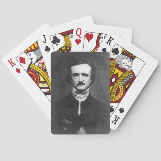 Edgar Allan Poe-speelkaarten Pokerkaarten (Achterkant)
