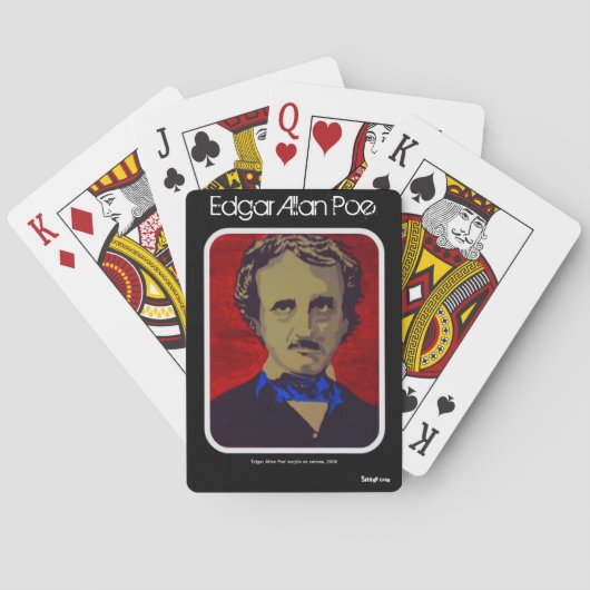 "Edgar Allan Poe"-speelkaarten Pokerkaarten (Achterkant)