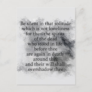 Edgar Allan Poe Spirits van het Dead Halloween ged Briefkaart