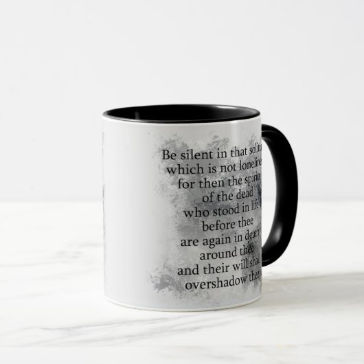 Edgar Allan Poe Spirits van het Dead Halloween ged Mok (Voorkant rechts)
