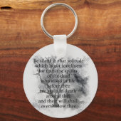 Edgar Allan Poe Spirits van het Dead Halloween ged Sleutelhanger (Voorkant)