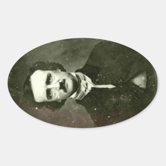 Edgar Allan Poe Sticker (Voorkant)