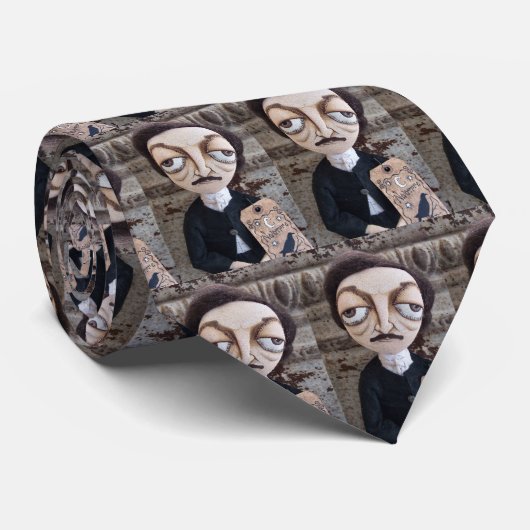Edgar Allan Poe Stropdas (Opgerold)