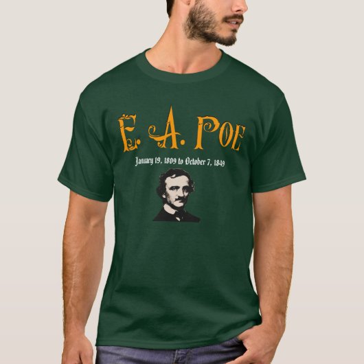 Edgar Allan Poe T-shirt (Voorkant)