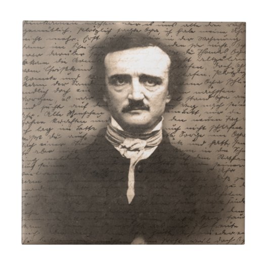 Edgar Allan Poe Tegeltje (Voorkant)