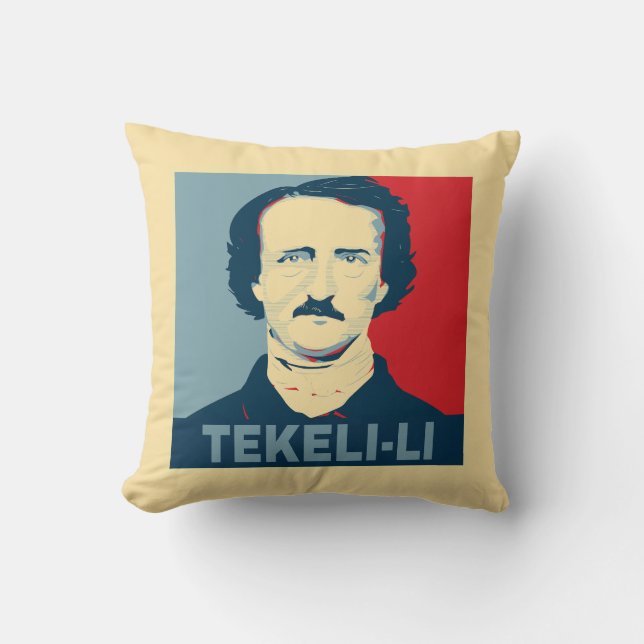 Edgar Allan Poe TEKELI-LI Hope Style Kussen (Voorkant)