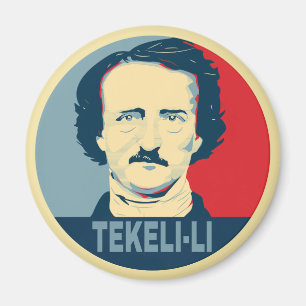 Edgar Allan Poe TEKELI-LI Hope Style Magneet