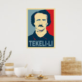 Edgar Allan Poe TEKELI-LI Hope Style Poster (Keuken)