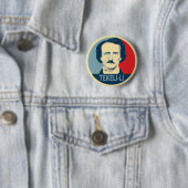 Edgar Allan Poe TEKELI-LI Hope Style Ronde Button 5,7 Cm (In situ)