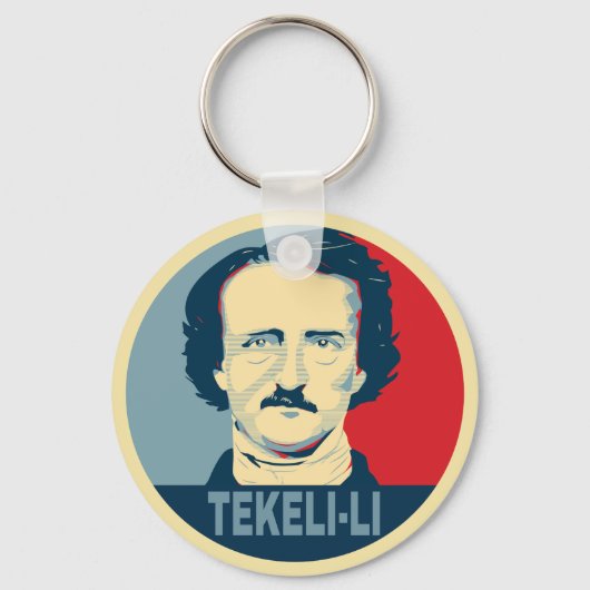 Edgar Allan Poe TEKELI-LI Hope Style Sleutelhanger (Voorkant)