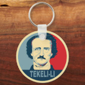 Edgar Allan Poe TEKELI-LI Hope Style Sleutelhanger (Achterkant)