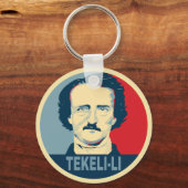 Edgar Allan Poe TEKELI-LI Hope Style Sleutelhanger (Voorkant)