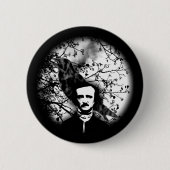 Edgar Allan Poe 'The Raven' Ronde Button 5,7 Cm (Voorkant)