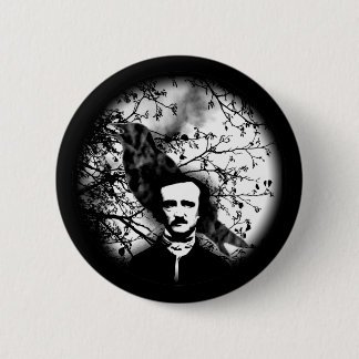 Edgar Allan Poe 'The Raven' Ronde Button 5,7 Cm