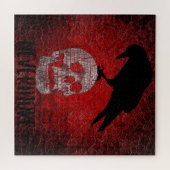 Edgar Allan Poe The Raven & Skull Nevermore Legpuzzel (Horizontaal)