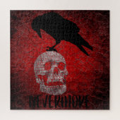 Edgar Allan Poe The Raven & Skull Nevermore Legpuzzel (Verticaal)